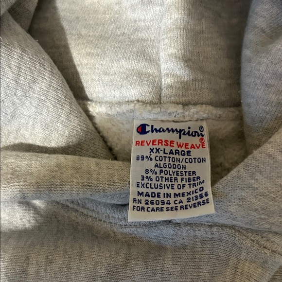 Champion Gray Harvard Hoodie - Picture 2 of 3